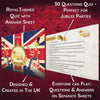 King Charles III Pub Quiz Party Game - Coronation Games Union Jack King