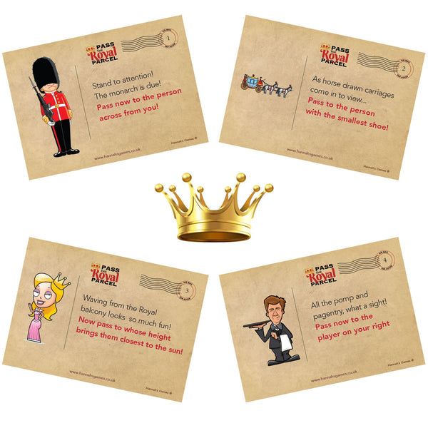 Kings Coronation Pass the Parcel Game - King Charles III Party Games