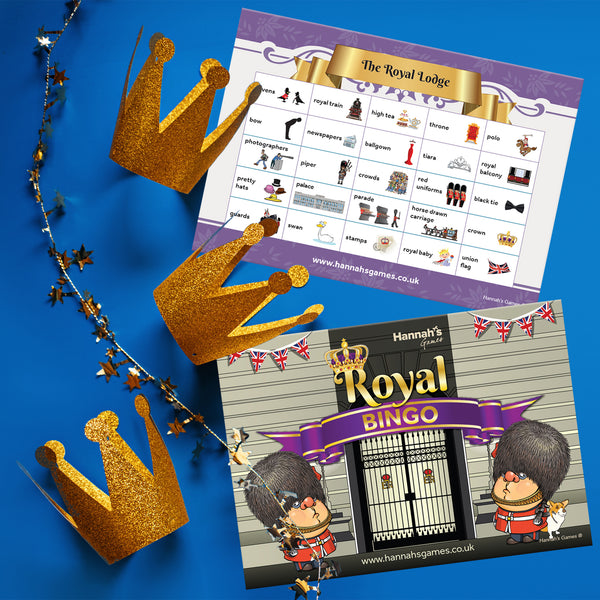 King's Coronation Royal Bingo Game - Charles III Party Games
