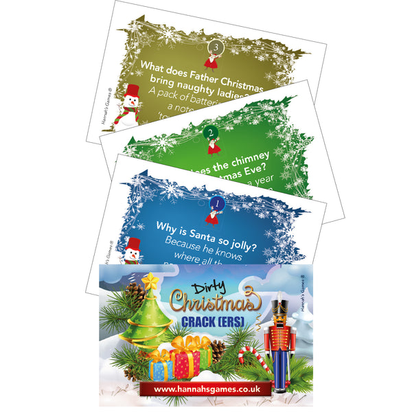 Rude Cracker Fillers For Adults Christmas jokes - Xmas Adult gifts for cracker