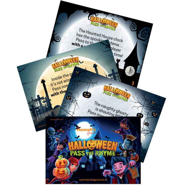 Halloween Games Pass the Parcel Rhyme