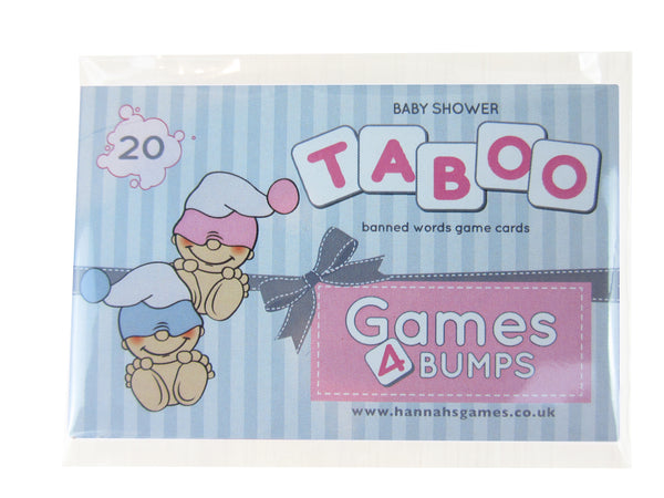 Taboo Guess The Word Baby Shower Game from Hannah's Games