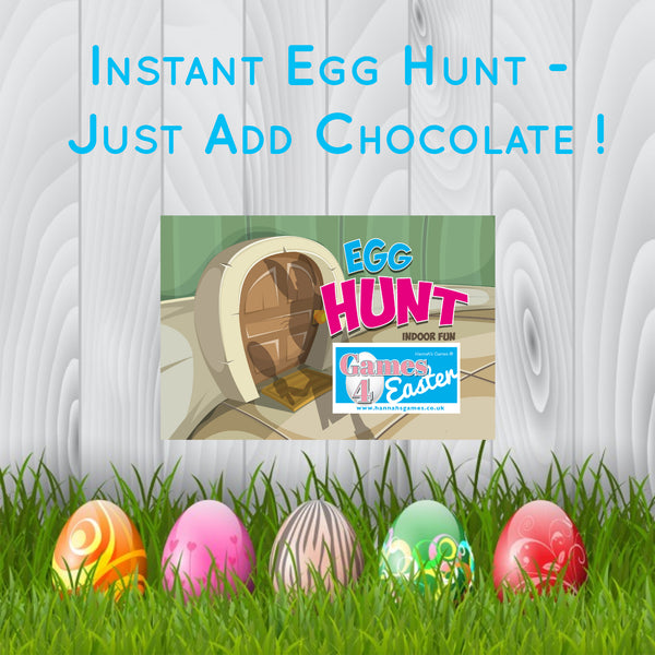 Indoor Easter Egg Hunt Clues Game - Easter Games